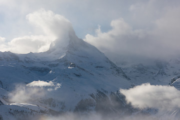 Image showing mountain matterhorn zermatt switzerland