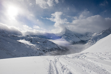 Image showing mountain matterhorn zermatt switzerland