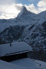 Image showing mountain matterhorn zermatt switzerland