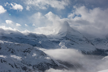 Image showing mountain matterhorn zermatt switzerland