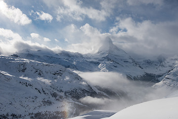 Image showing mountain matterhorn zermatt switzerland