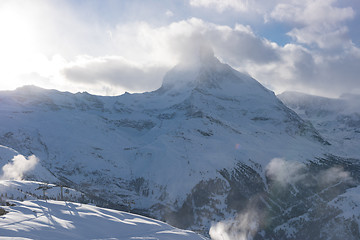 Image showing mountain matterhorn zermatt switzerland