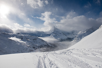 Image showing mountain matterhorn zermatt switzerland