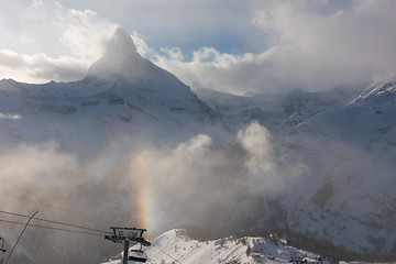 Image showing mountain matterhorn zermatt switzerland