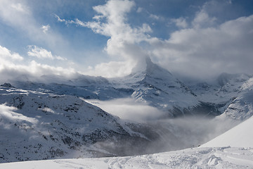 Image showing mountain matterhorn zermatt switzerland