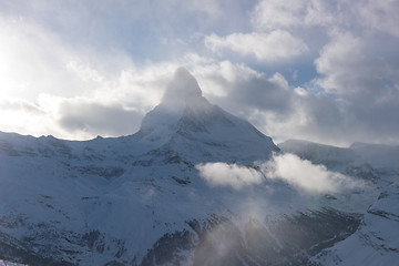 Image showing mountain matterhorn zermatt switzerland