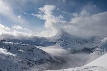 Image showing mountain matterhorn zermatt switzerland