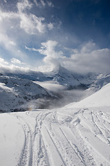 Image showing mountain matterhorn zermatt switzerland