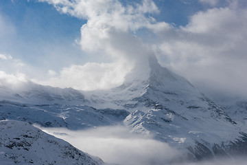 Image showing mountain matterhorn zermatt switzerland