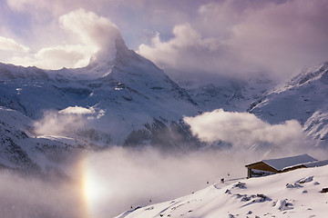 Image showing mountain matterhorn zermatt switzerland