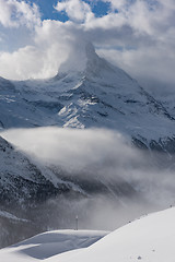 Image showing mountain matterhorn zermatt switzerland