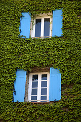 Image showing Blue Shutters