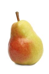 Image showing Red and yellow pear