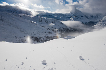 Image showing mountain matterhorn zermatt switzerland