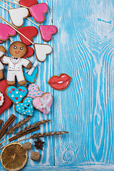 Image showing Gingerbreads for Valentines Day