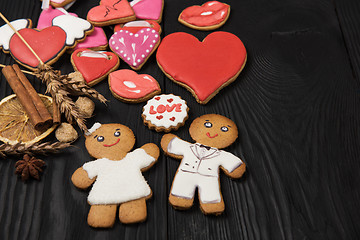 Image showing Gingerbreads for Valentines Day