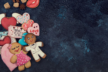 Image showing Gingerbreads for Valentines Day