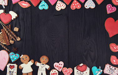 Image showing Gingerbreads for Valentines Day