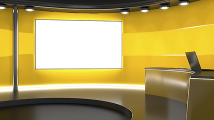 Image showing television studio background