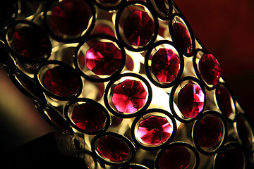 Image showing red glass light