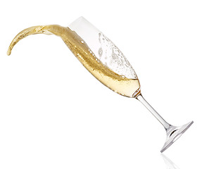 Image showing glass of champagne