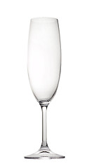 Image showing empty champagne glass