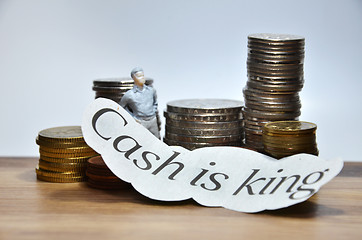 Image showing Cash is King words