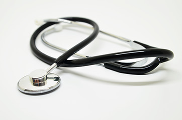 Image showing Medical stethoscope isolated