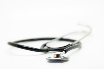 Image showing Medical stethoscope isolated