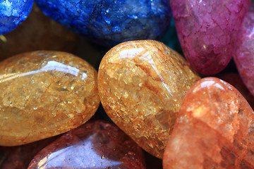 Image showing natural color gems background 