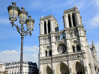 Image showing Cathedral Notre Dame in Paris