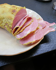 Image showing Christmas ham