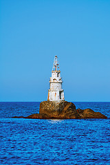 Image showing Lighthouse in Sea