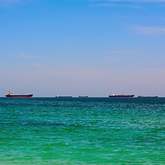 Image showing Ships on Horizon