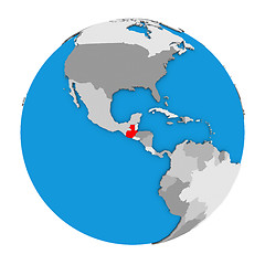 Image showing Guatemala on globe