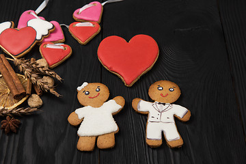 Image showing Gingerbreads for Valentines Day