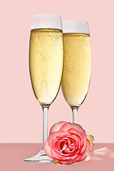 Image showing two glasses of champagne