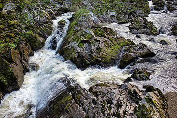 Image showing Rapid mountain river