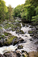 Image showing Rapid mountain river