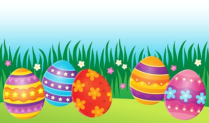 Image showing Decorated Easter eggs theme image 7