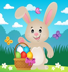 Image showing Stylized Easter bunny theme image 4
