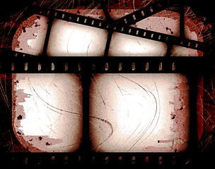 Image showing abstract filmstrip