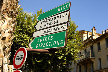 Image showing French Road Signs