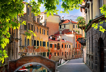 Image showing Old venetian houses