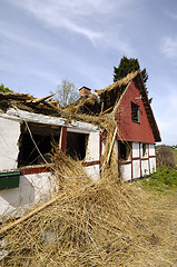 Image showing Old abandoned house in ruin