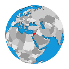 Image showing Jordan on globe