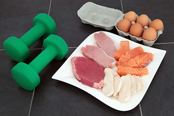Image showing High Protein Food for Body Builders