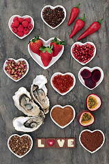 Image showing Aphrodisiac Food Sampler