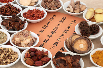 Image showing Chinese Herb Selection