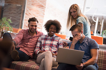 Image showing Multiethnic startup business team on meeting